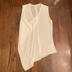 Helmut Lang white tank size XS